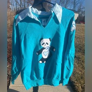 Vintage Pannill 1x panda sweatshirt ultra sweats